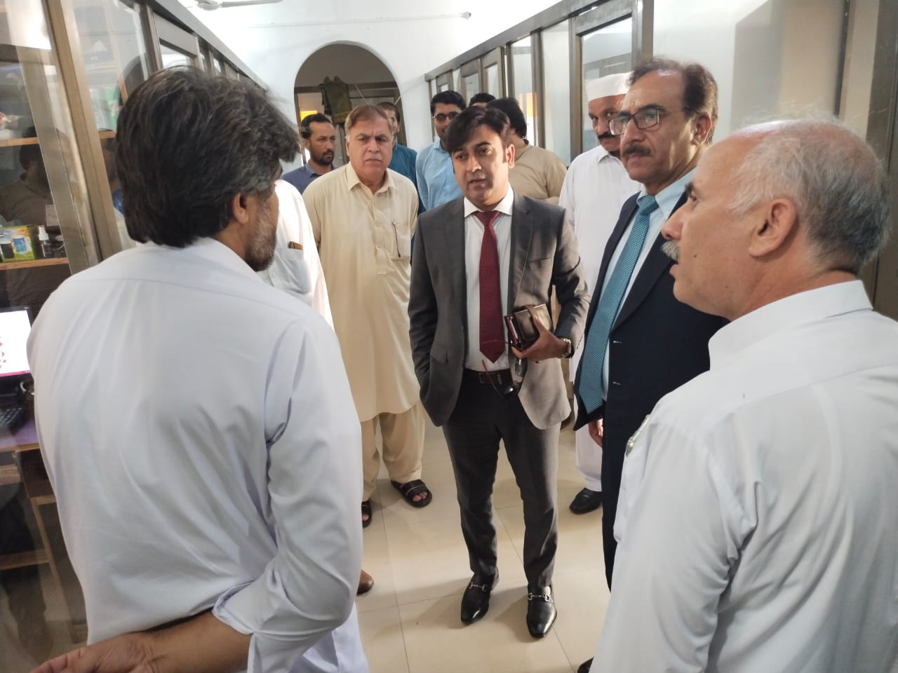 Visit Of Chairman Pakistan Science Foundation To High Performance Computing Lab At Uom